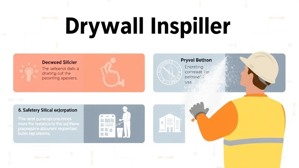 Real-world application diagram for drywall Installer Silica Exposure