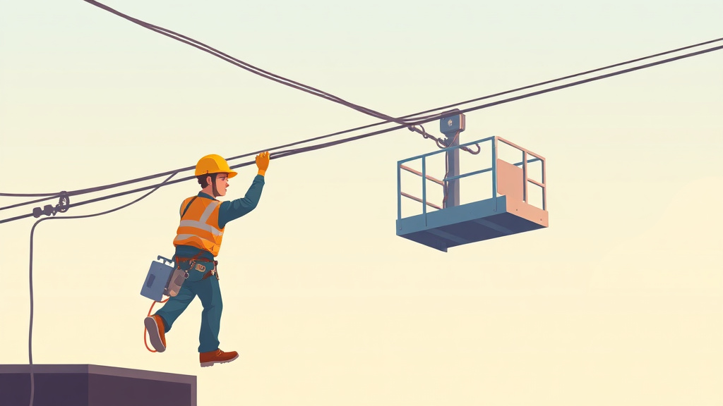 Visual overview of electrician Aerial Lift Safety with key concepts highlighted