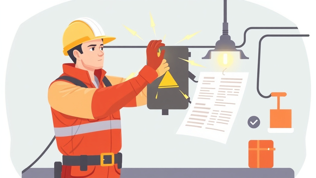 Conceptual diagram showing how electrician Arc Flash Protection works in practice