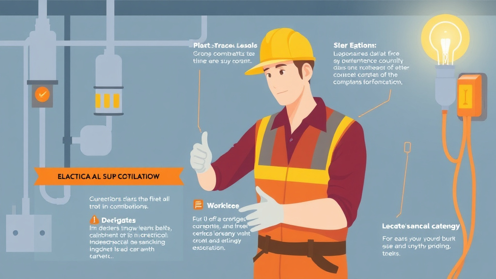 Step-by-step visual guide for implementing electrician Commercial Safety