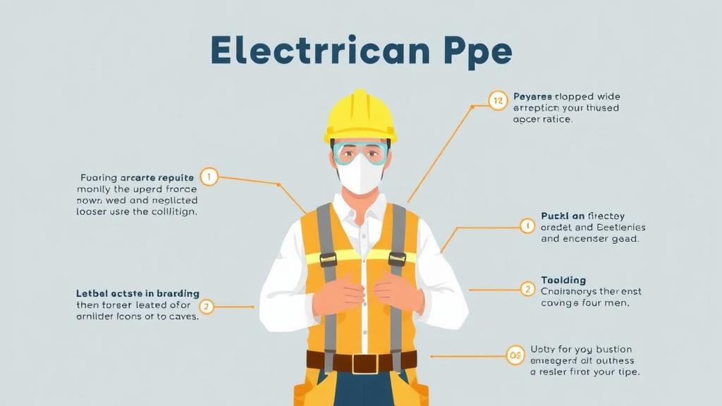 Step-by-step visual guide for implementing electrician PPE Requirements