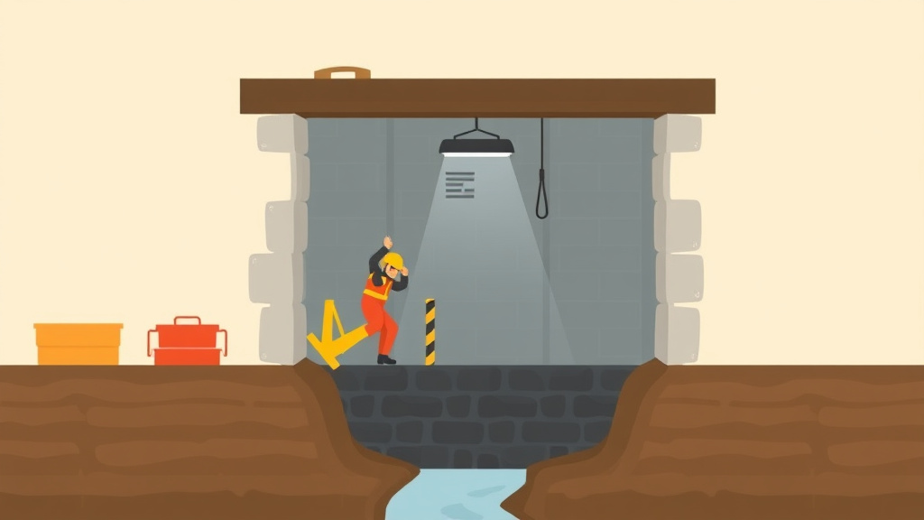 Visual overview of excavation Access Egress Requirements with key concepts highlighted