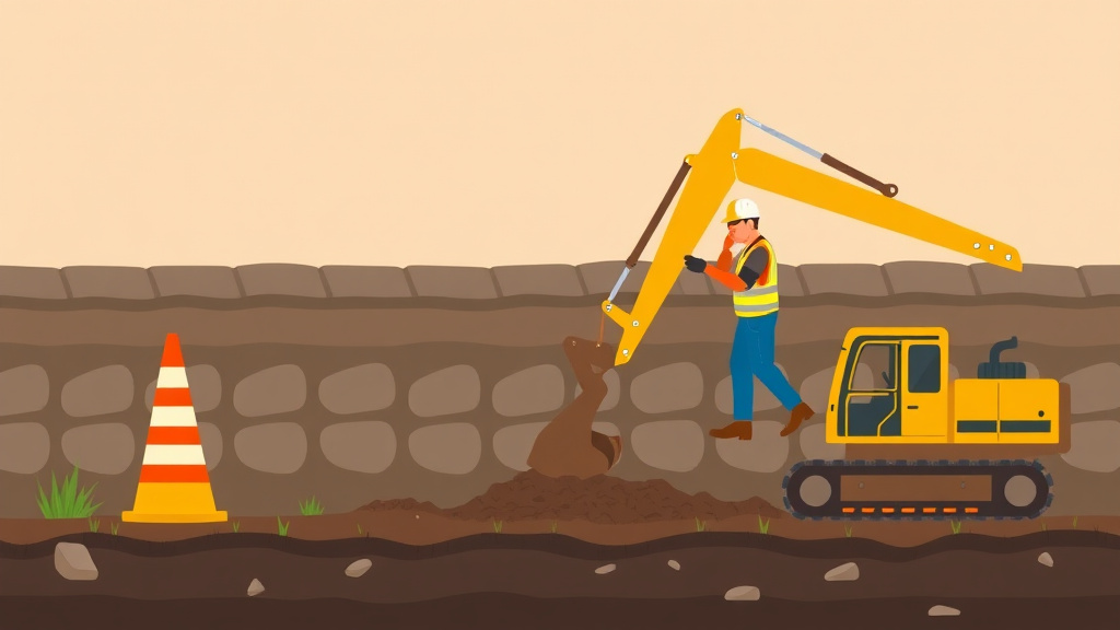 Clear illustration of excavation Soil Testing with supporting details
