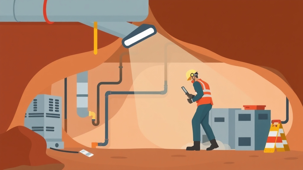 Illustration breaking down the fundamentals of HVAC Confined Space Entry