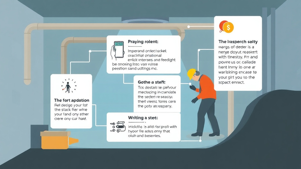 Action-oriented illustration showing how to apply HVAC Confined Space Entry