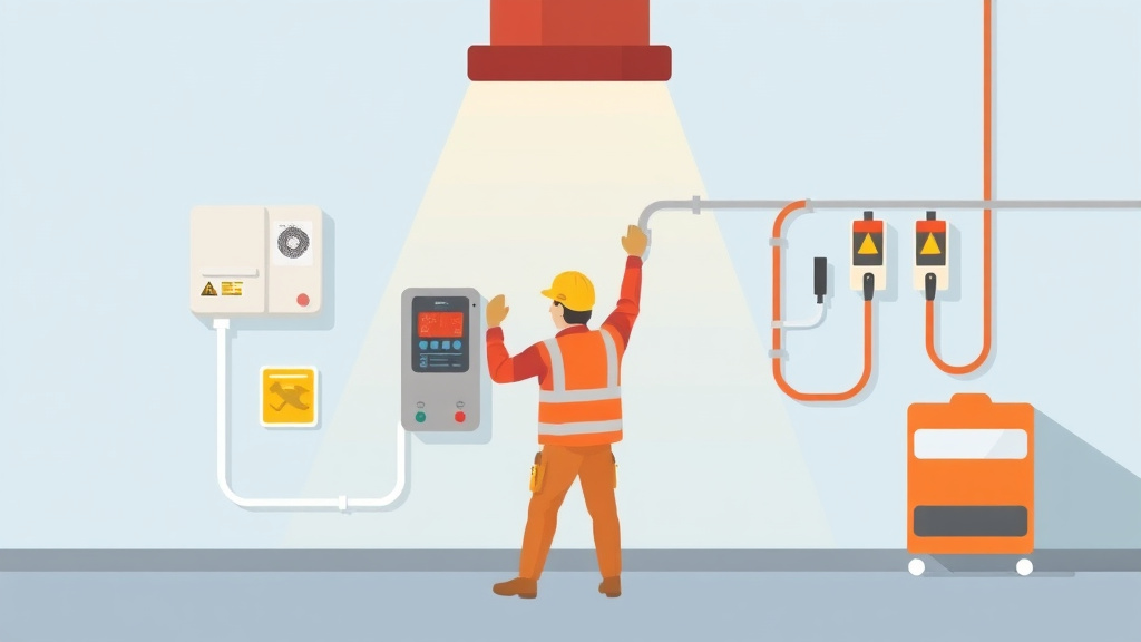 An informative visual explaining HVAC Electrical Safety for beginners and professionals