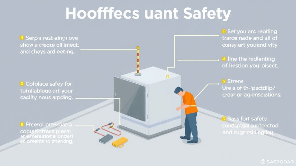 Process flow illustration for putting HVAC Rooftop Unit Safety into action