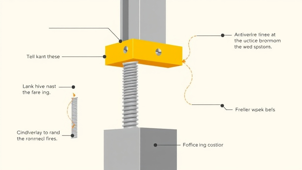 Process flow illustration for putting ironworker Column Anchor Bolts into action