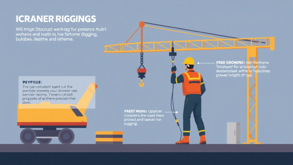Process flow illustration for putting ironworker Crane Rigging into action