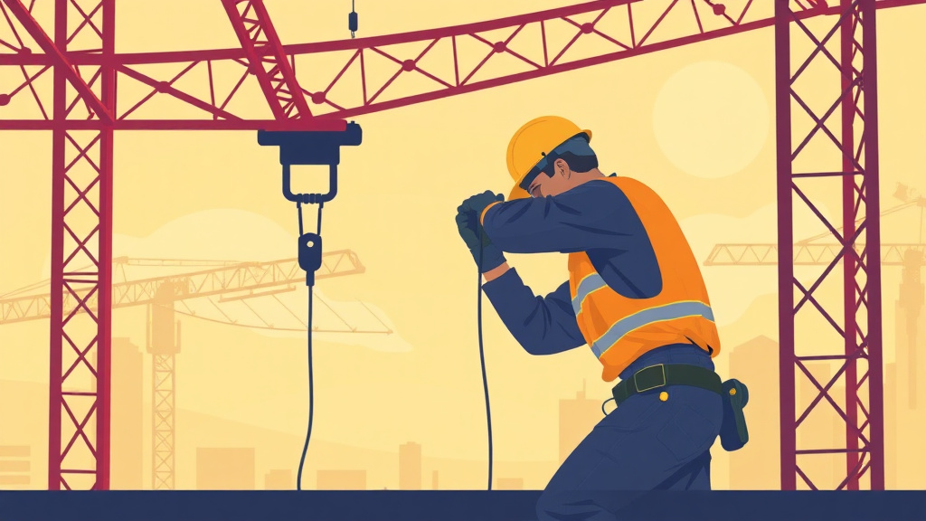 Detailed visual representation of ironworker Steel Erection Safety