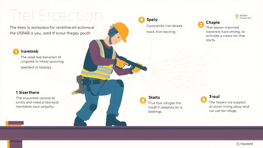 Step-by-step visual guide for implementing ironworker Steel Erection Safety