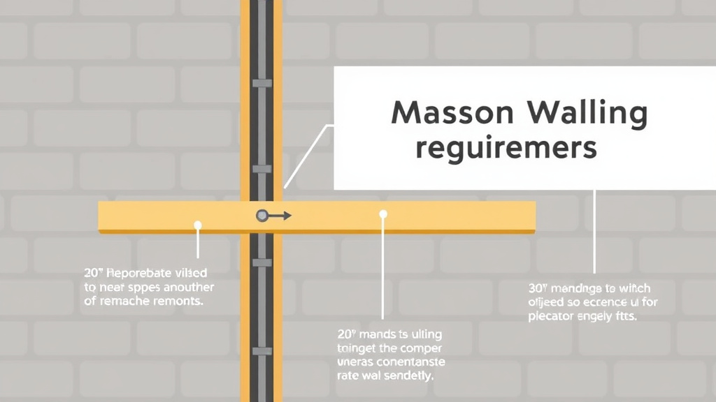 Action-oriented illustration showing how to apply mason Wall Bracing Requirements