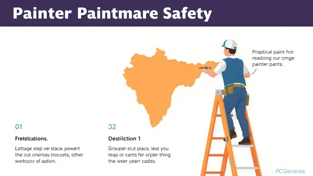Step-by-step visual guide for implementing painter Ladder Safety