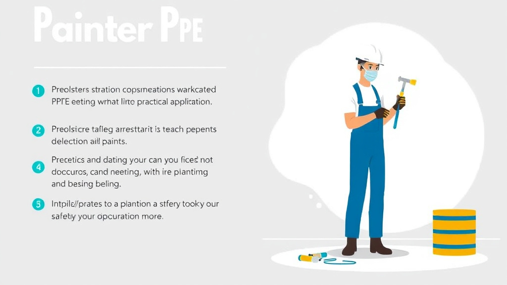 Step-by-step visual guide for implementing painter PPE Requirements