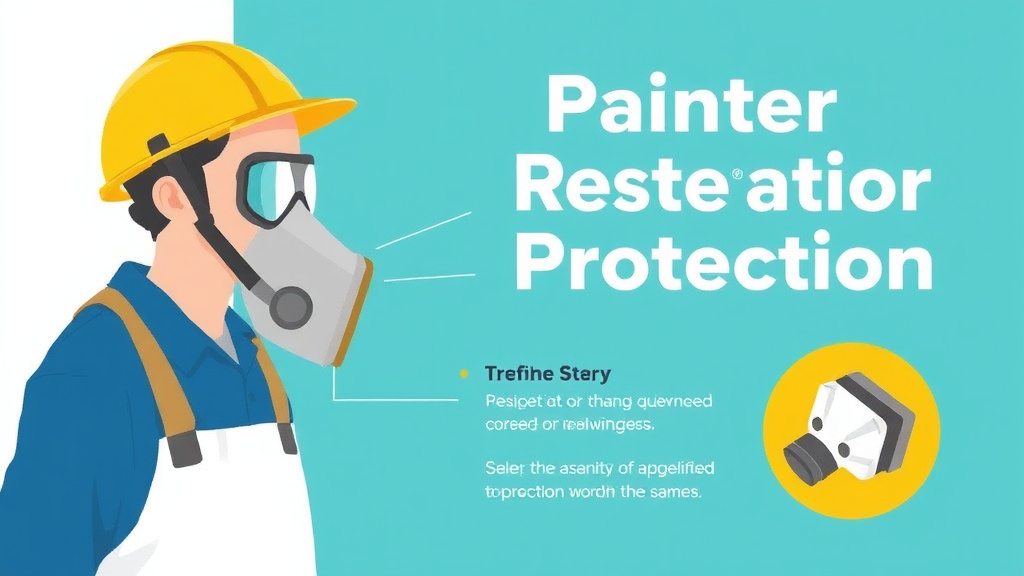 Real-world application diagram for painter Respiratory Protection