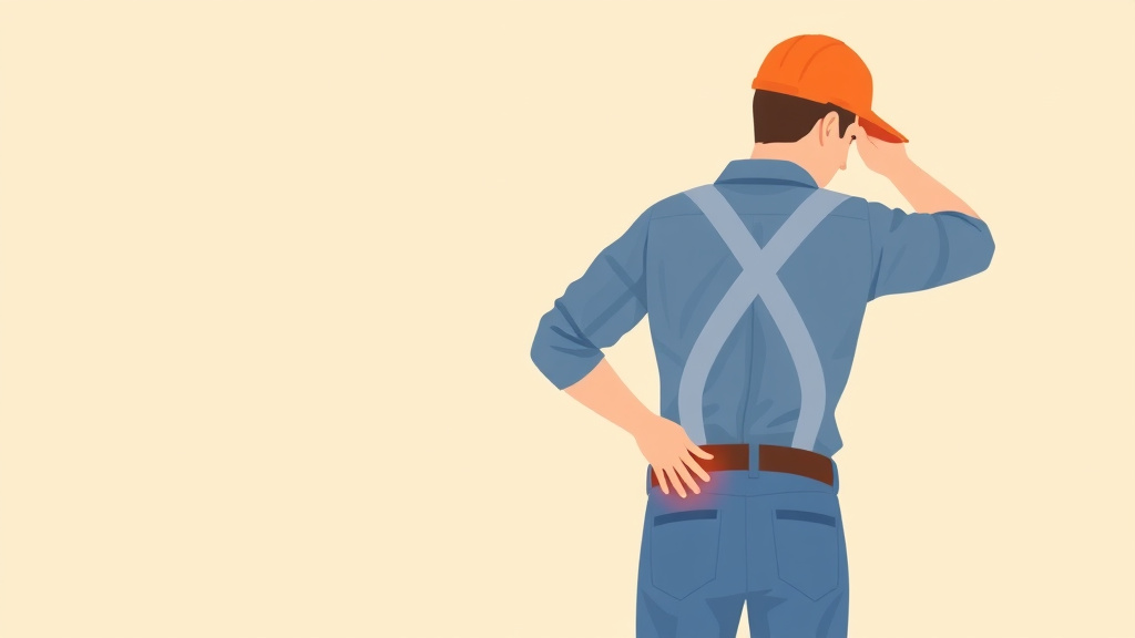 Visual overview of plumber Back Injury Prevention with key concepts highlighted