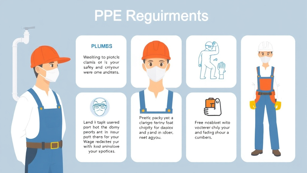 Hands-on guide visualization for plumber PPE Requirements