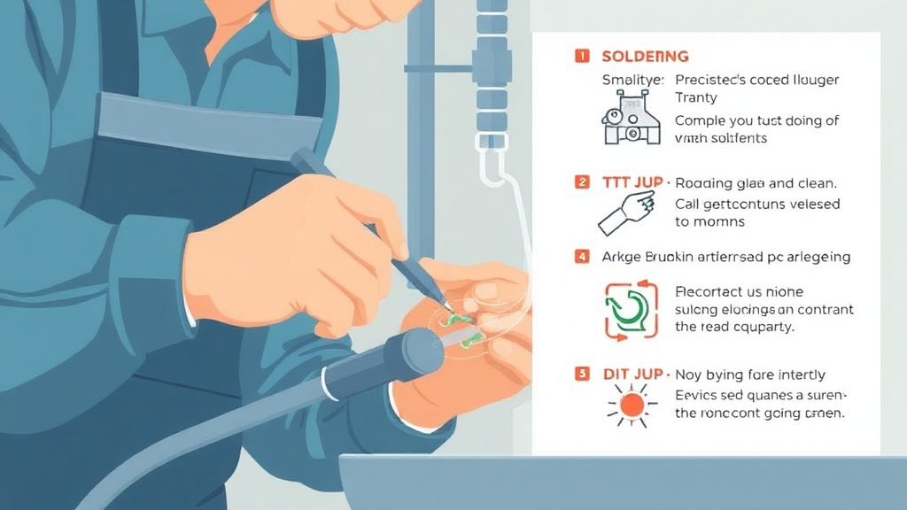 Practical workflow diagram for plumber Soldering Brazing Safety