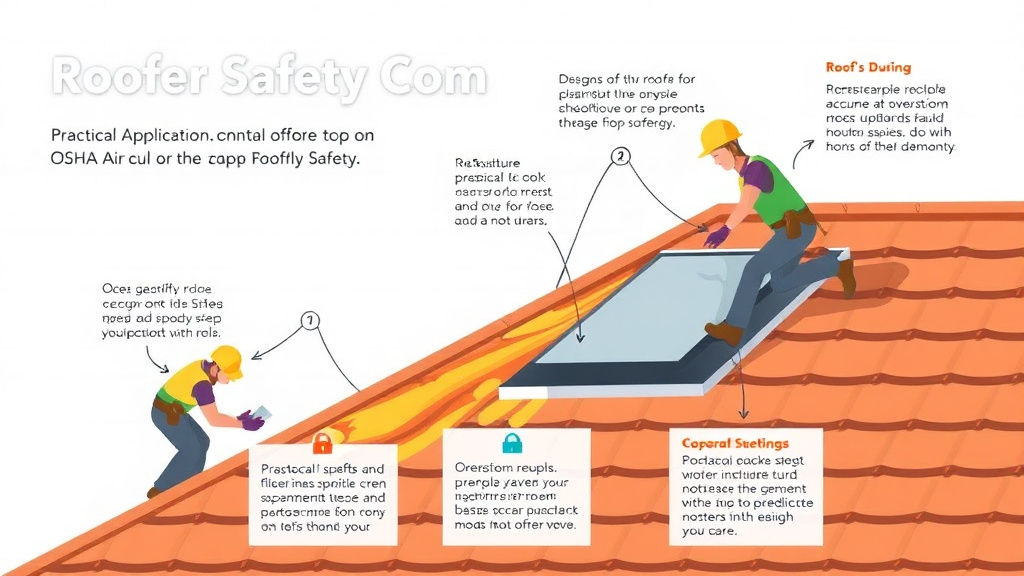 Real-world application diagram for roofer Tear Off Safety