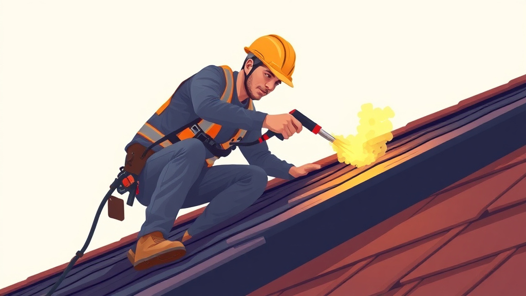 Illustration breaking down the fundamentals of roofer Torch Applied Roofing