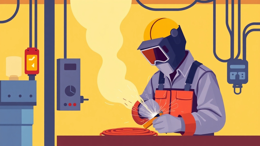 Clear illustration of welder Electrical Safety with supporting details