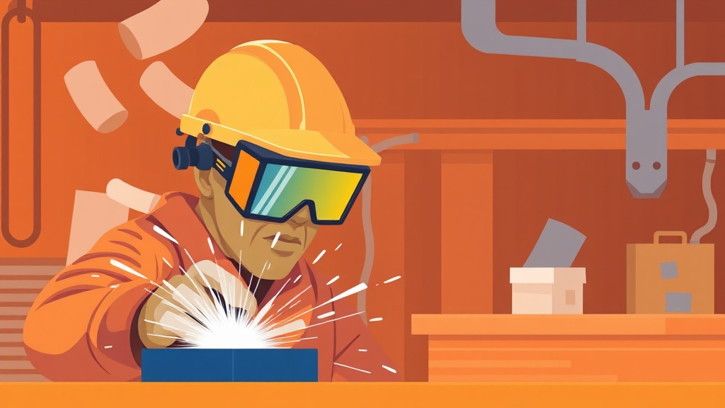 Conceptual diagram showing how welder Eye Protection works in practice