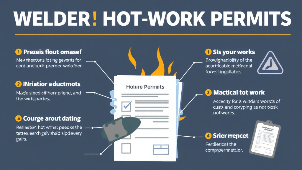 Practical workflow diagram for welder Hot Work Permits