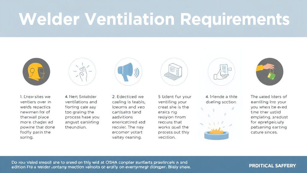 Practical checklist visual for welder Ventilation Requirements