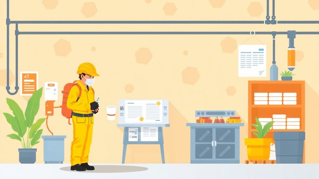 Illustration breaking down the fundamentals of asbestos Awareness Training