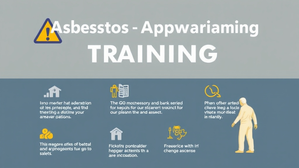 Practical checklist visual for asbestos Awareness Training