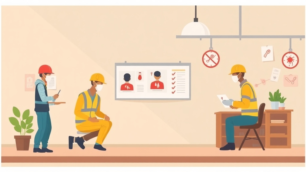 Detailed visual representation of bloodborne Pathogen Training