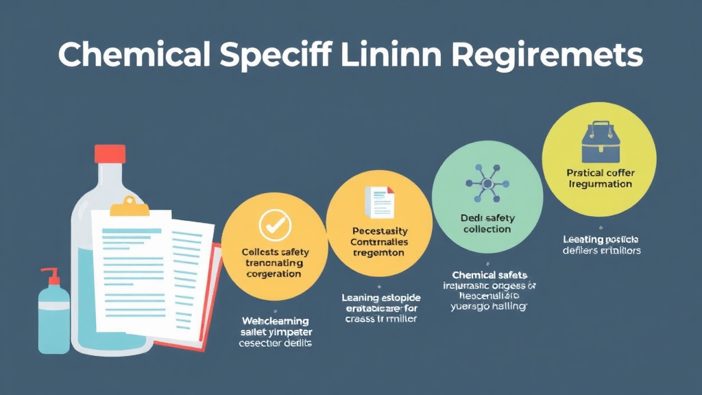 Action-oriented illustration showing how to apply chemical Specific Training Requirements
