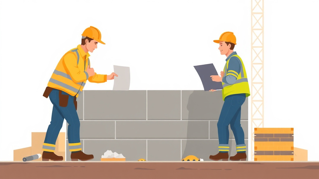 Visual overview of concrete Masonry Training with key concepts highlighted