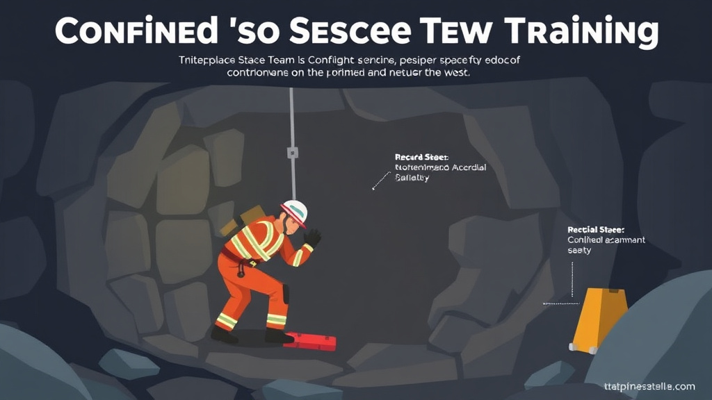 Practical checklist visual for confined Space Rescue Team Training
