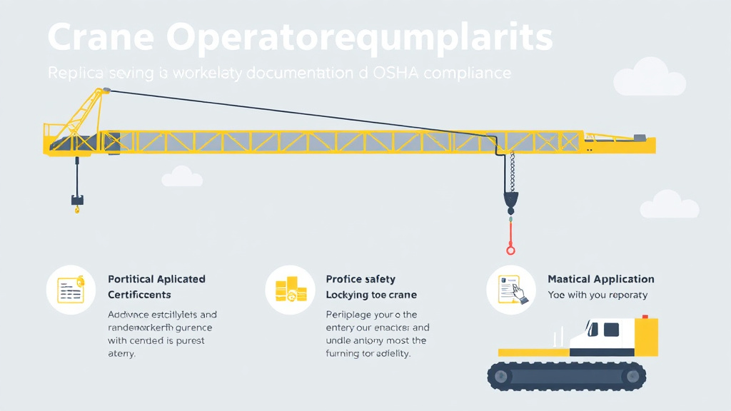 Practical workflow diagram for crane Operator Certification Requirements