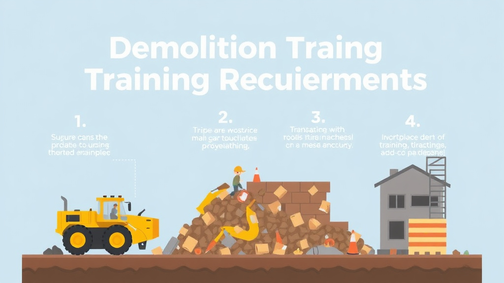 Practical checklist visual for demolition Training Requirements