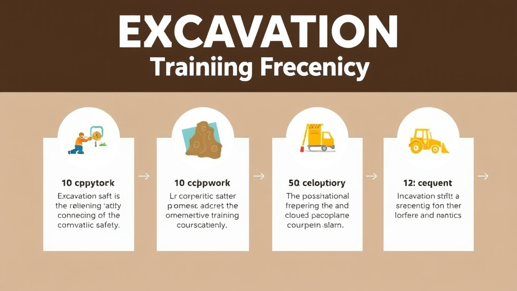 Process flow illustration for putting excavation Training Frequency into action