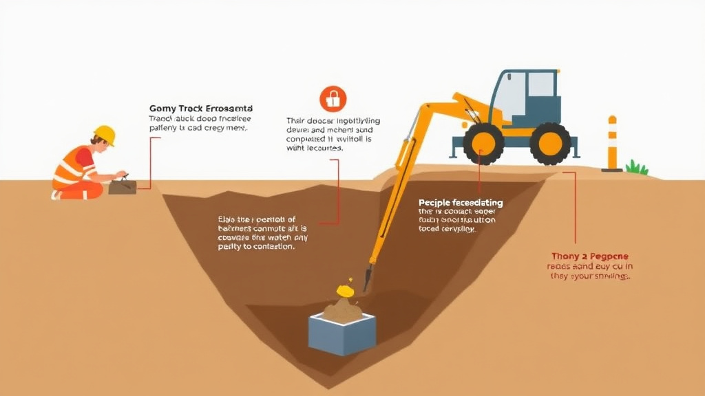 Real-world application diagram for excavation Trench Training