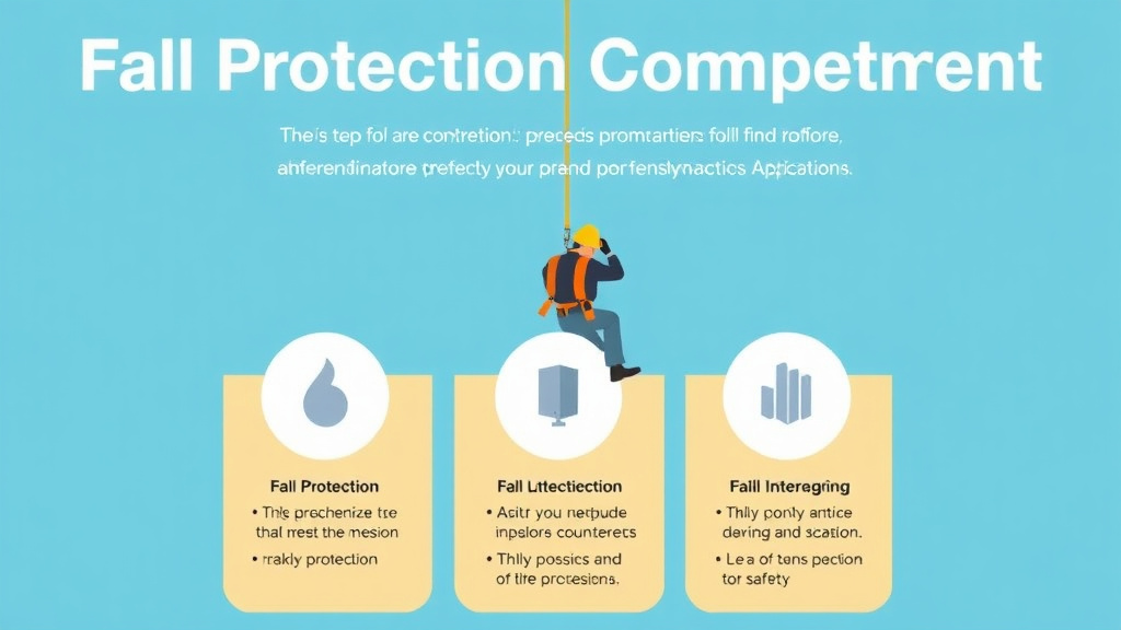 Process flow illustration for putting fall Protection Competent Person Training into action