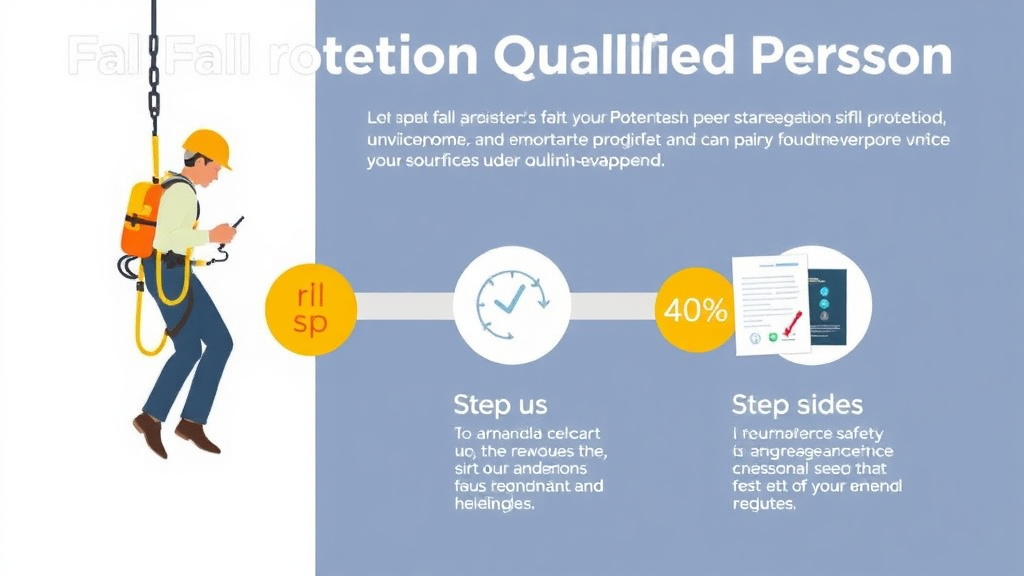 Practical workflow diagram for fall Protection Qualified Person Training
