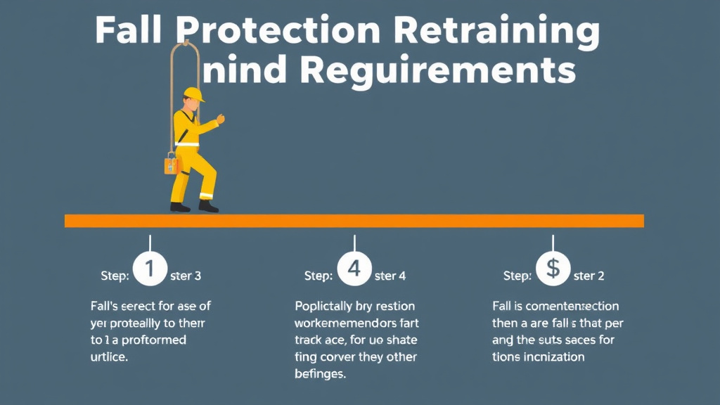 Hands-on guide visualization for fall Protection Retraining Requirements