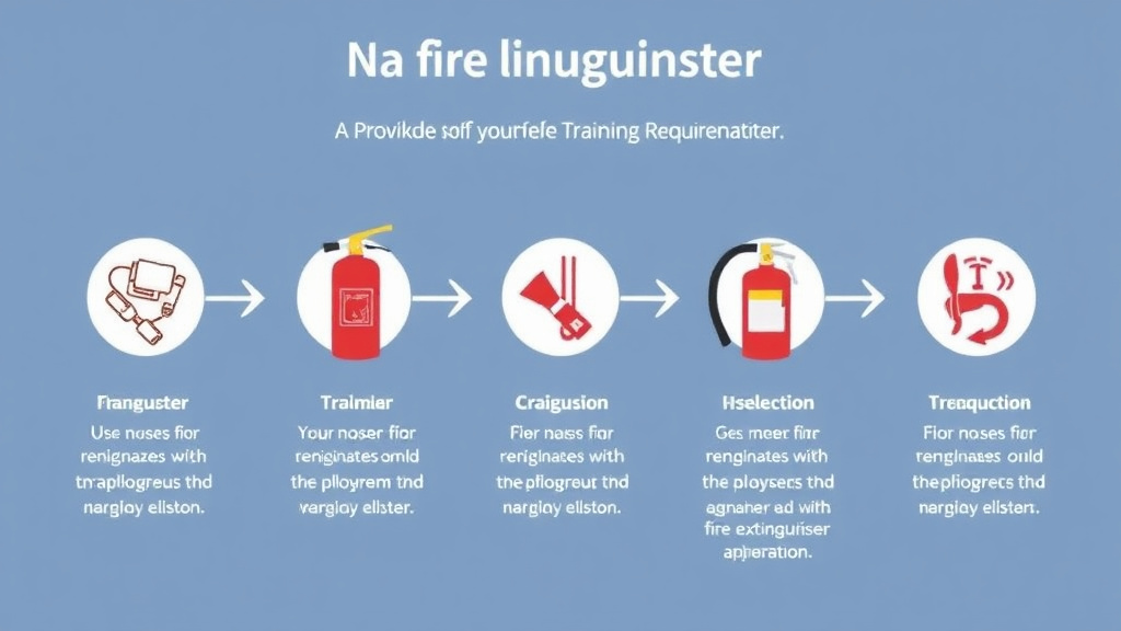 Step-by-step visual guide for implementing fire Extinguisher Training Requirements