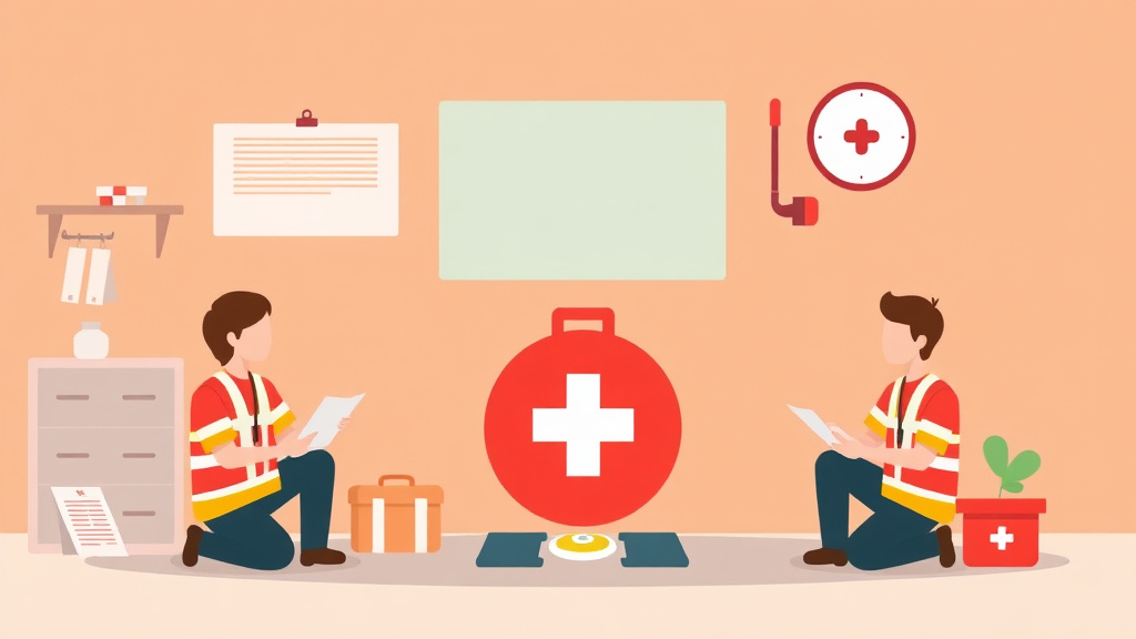 Educational graphic covering the essentials of first Aid CPR Training Requirements