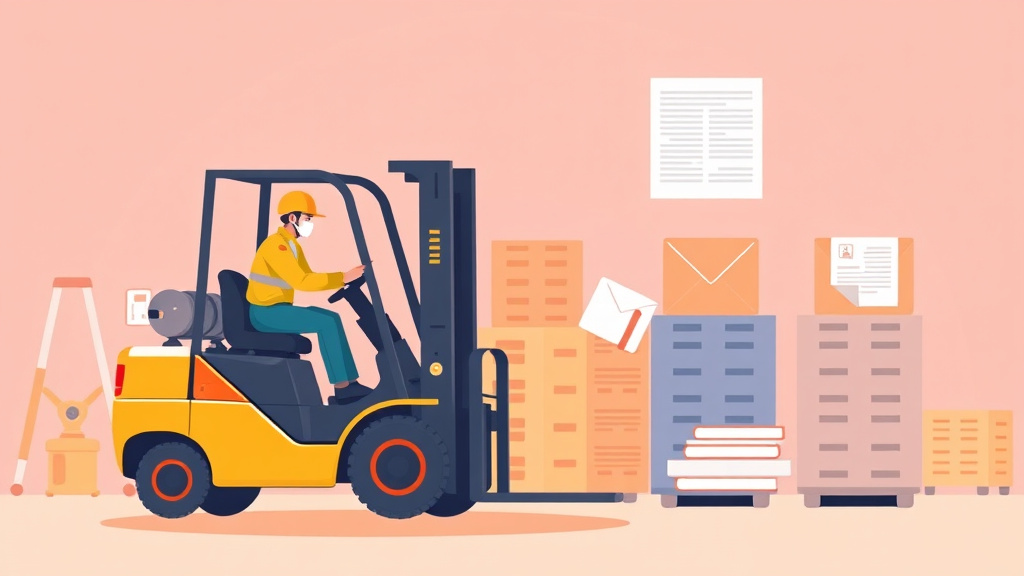 Visual overview of forklift Trainer Qualifications with key concepts highlighted