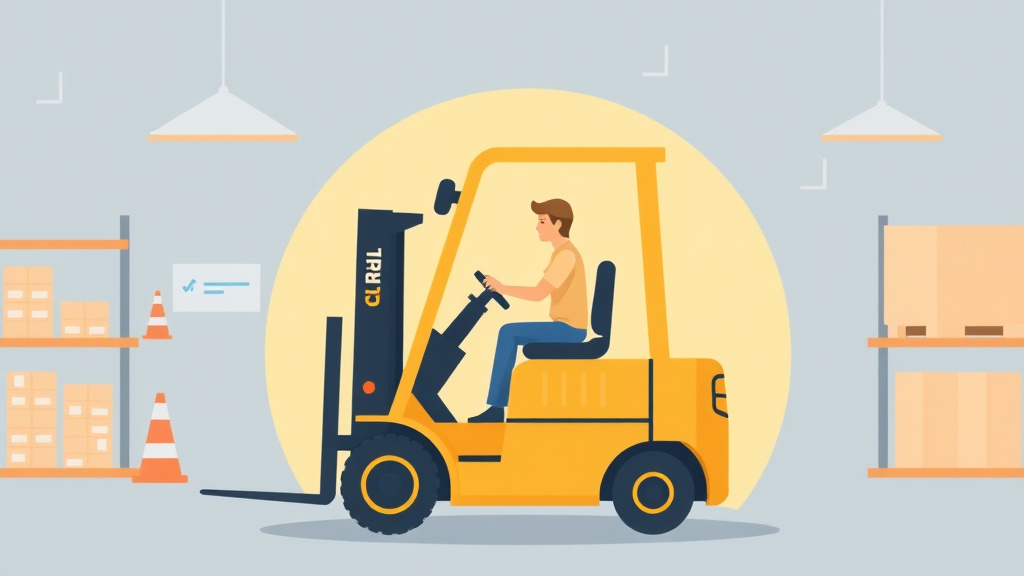 An informative visual explaining forklift Training Documentation for beginners and professionals