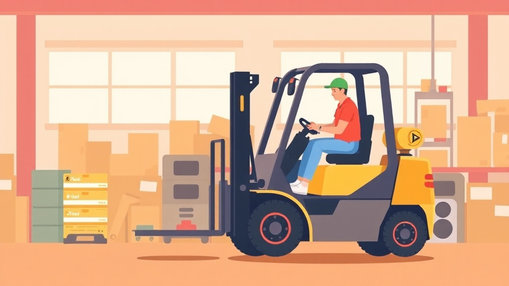 Illustration breaking down the fundamentals of forklift Training Topics