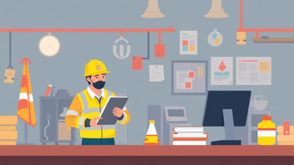 Illustration breaking down the fundamentals of hazcom Training for Supervisors