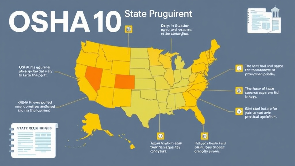 Step-by-step visual guide for implementing OSHA 10 State Requirements