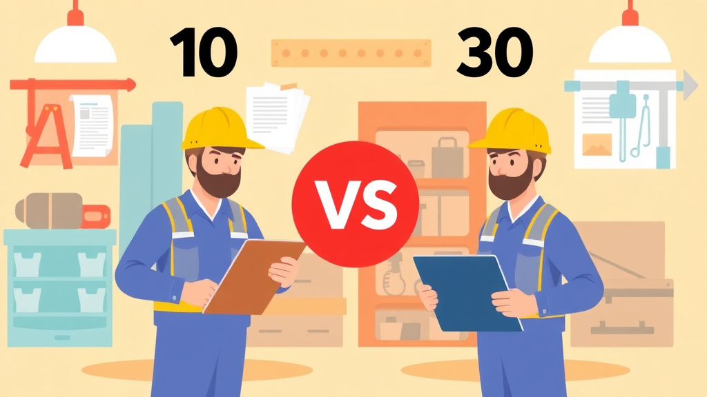 Clear illustration of OSHA 10 VS 30 Which Do I Need with supporting details