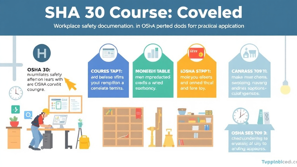 Hands-on guide visualization for OSHA 30 Course Topics Covered